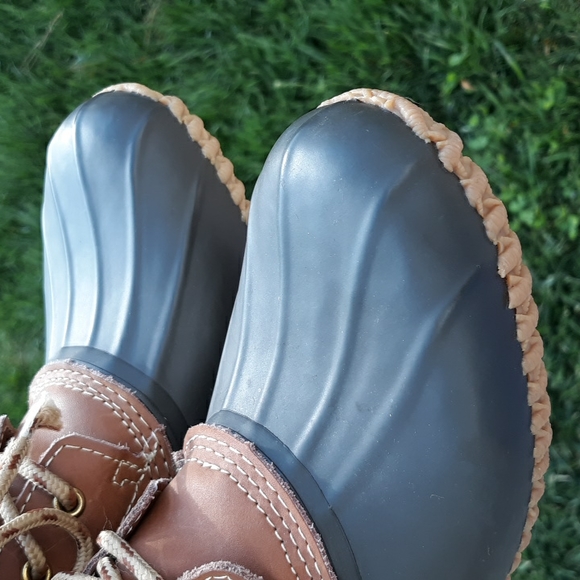 Khombu Sz 6 Letty Lace Up Steel Shank Duck Boots - Picture 9 of 17